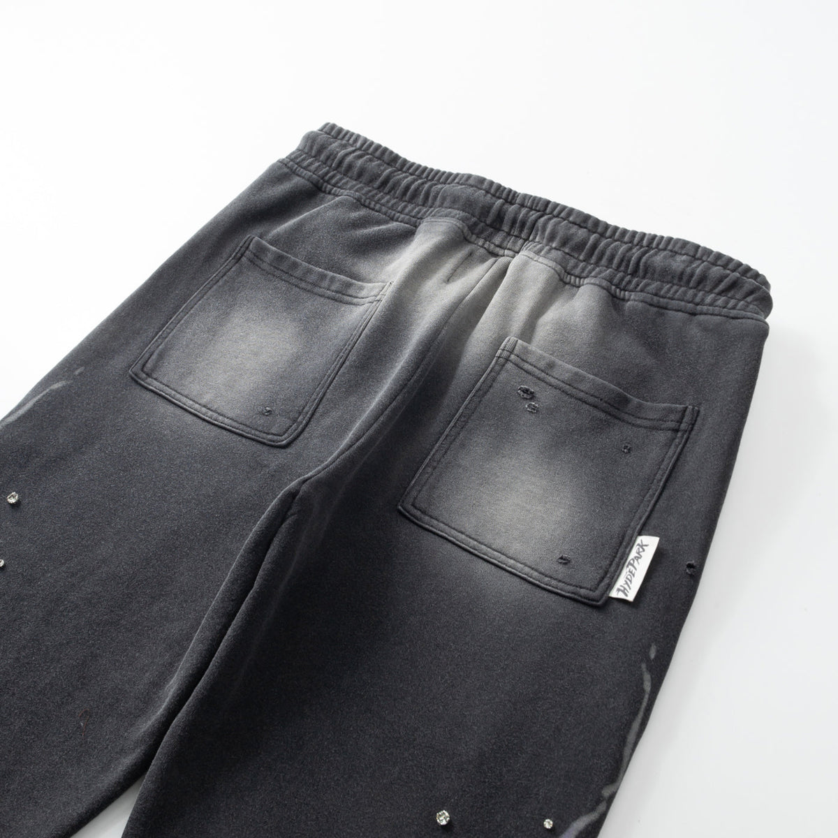 Electric Panther- Throw Back- Wide Leg Jogger- Black