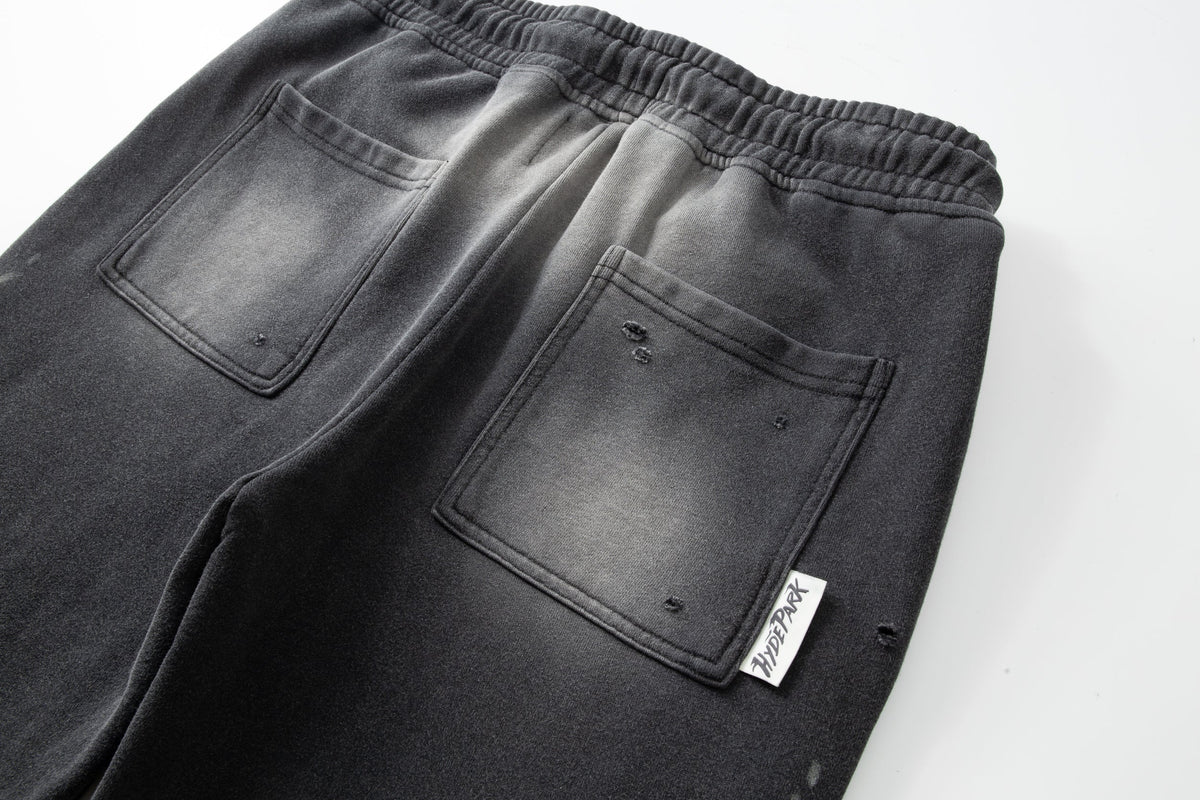 Electric Panther- Throw Back- Wide Leg Jogger- Black