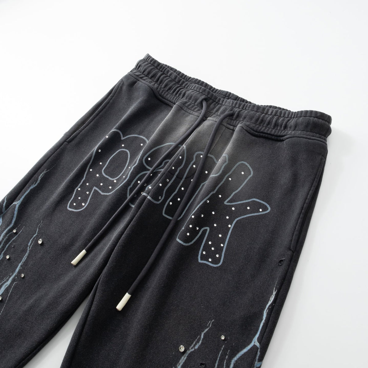 Grayskull- Throw Back- Wide Leg Jogger- Black
