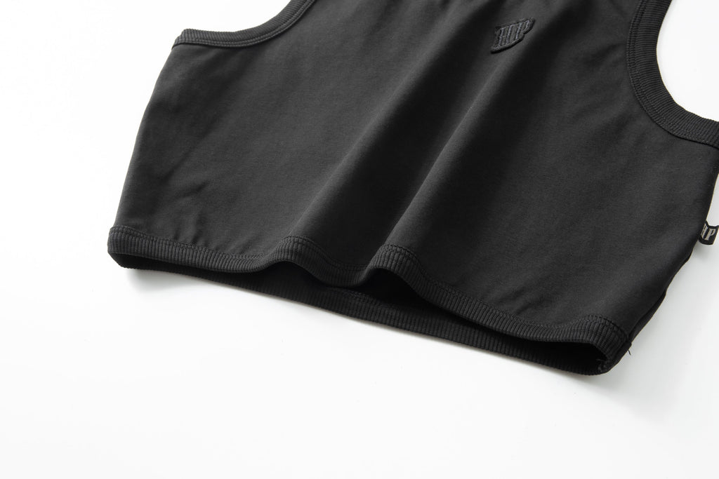 Women’s Crop Tank Top - Black