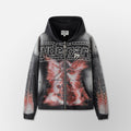 Divine Awakening- Throw Back- Full ZIP Hoodie- Black