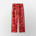Lightening Camo Track pant - Red