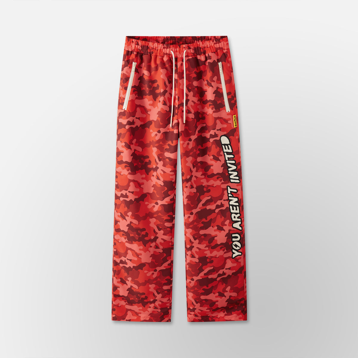 Lightening Camo Track pant - Red