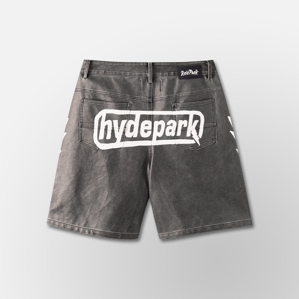 Super Speed Racer Moto Short - Black