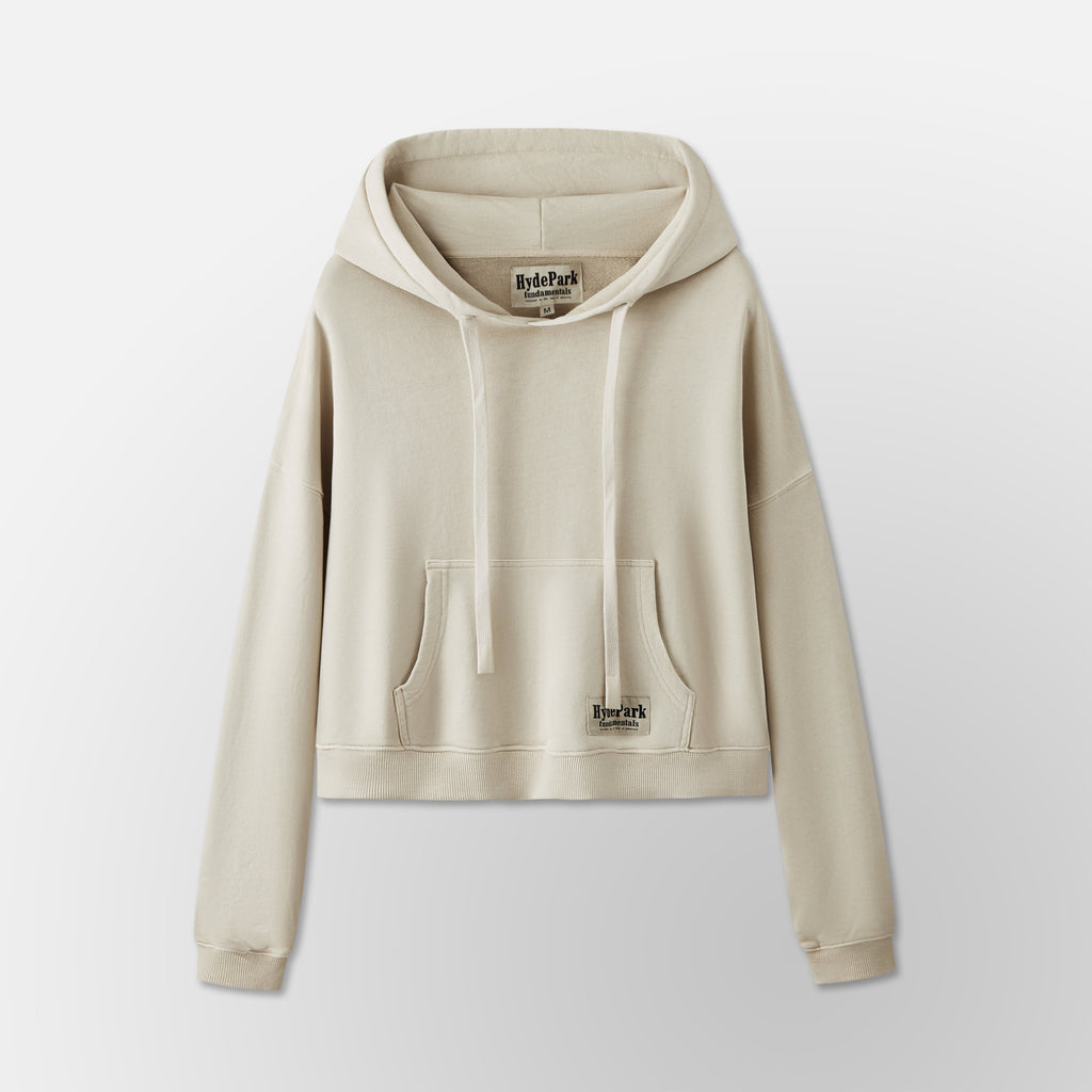 Women’s Crop Hoodie - Cream
