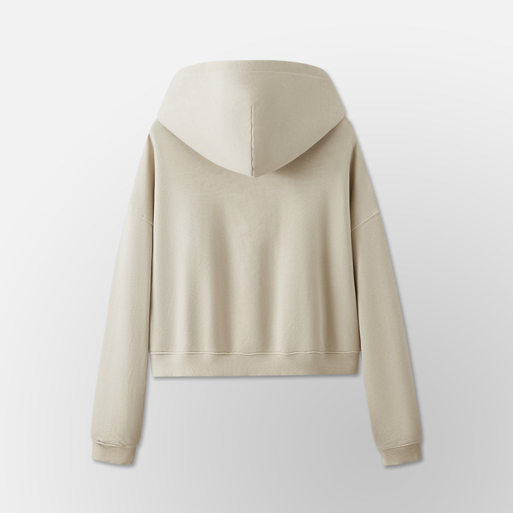 Women’s Crop Hoodie - Cream