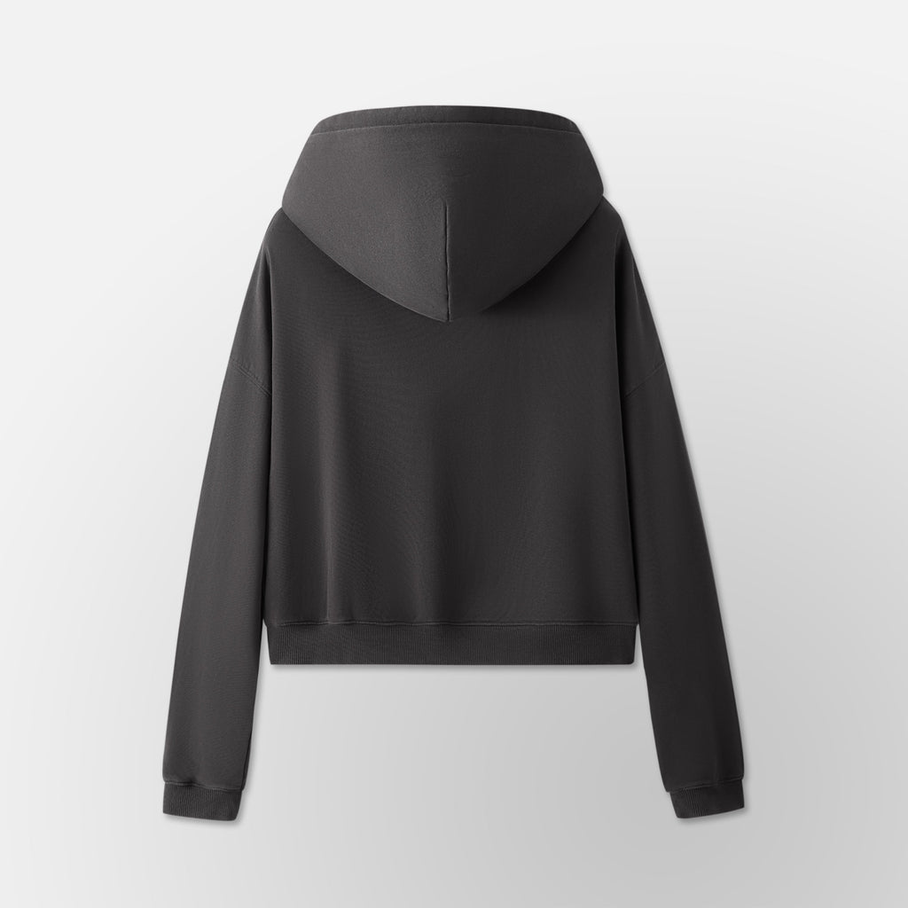 Women’s Crop Hoodie - Black