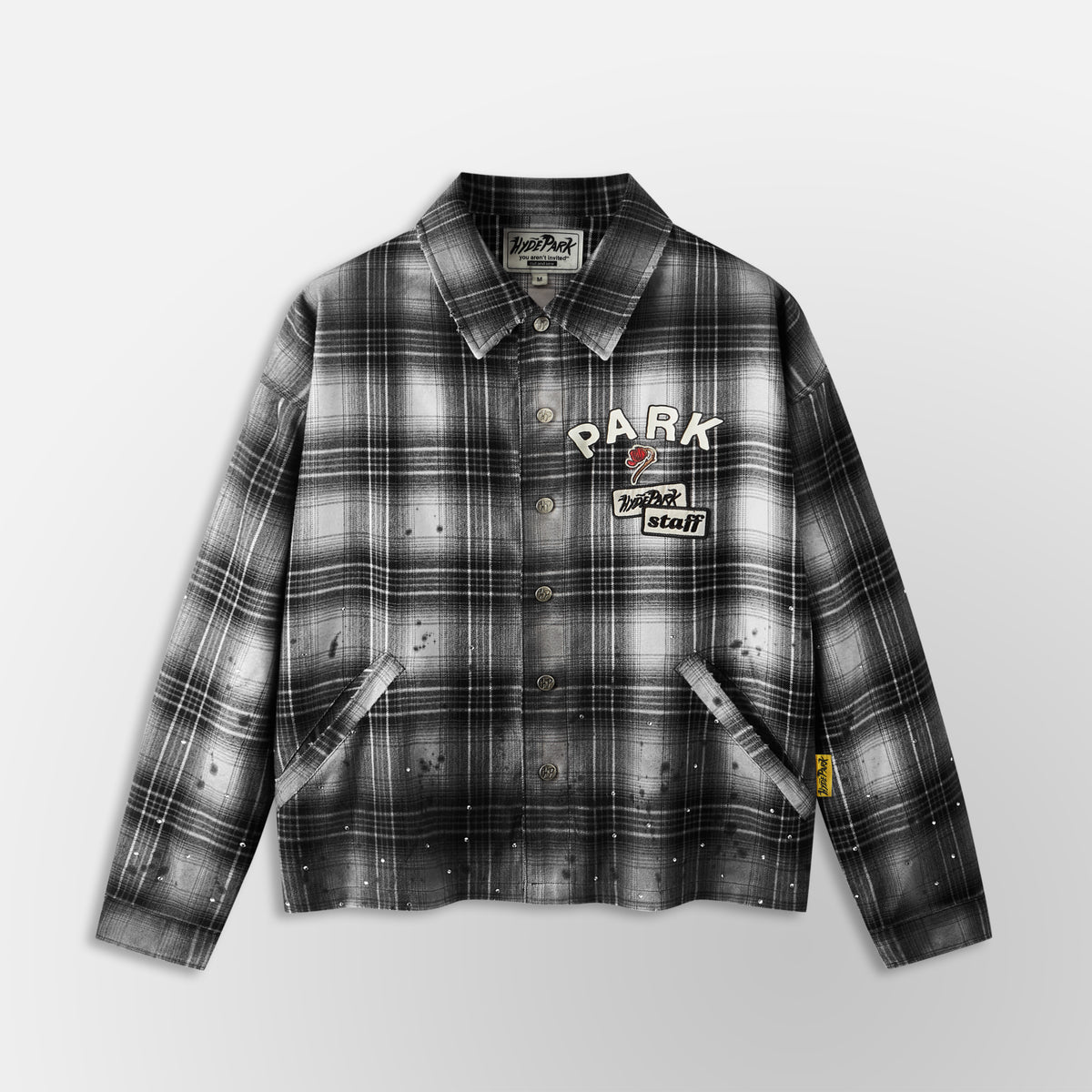 Flannel LS Shirt - Black/White