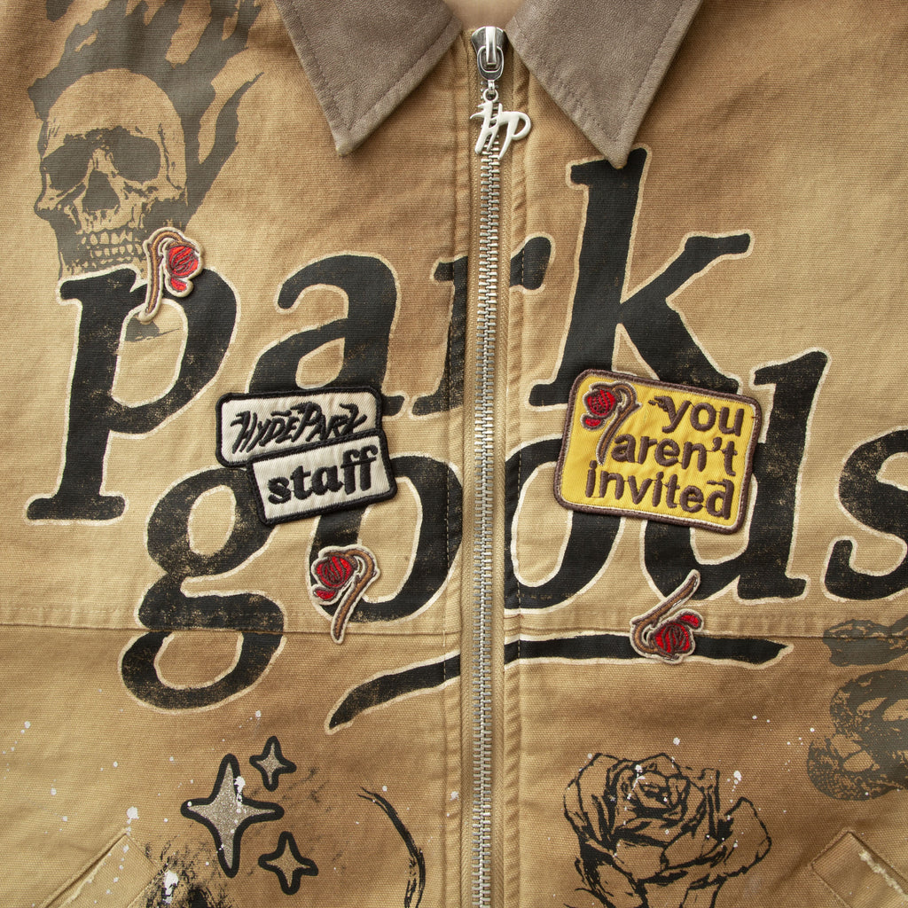 After Work Wear Staff Jacket - Khaki