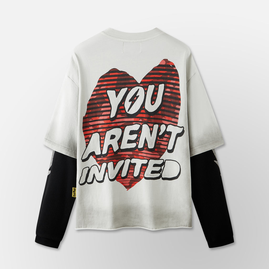 Yai-bolted camo heart -Cream red camo