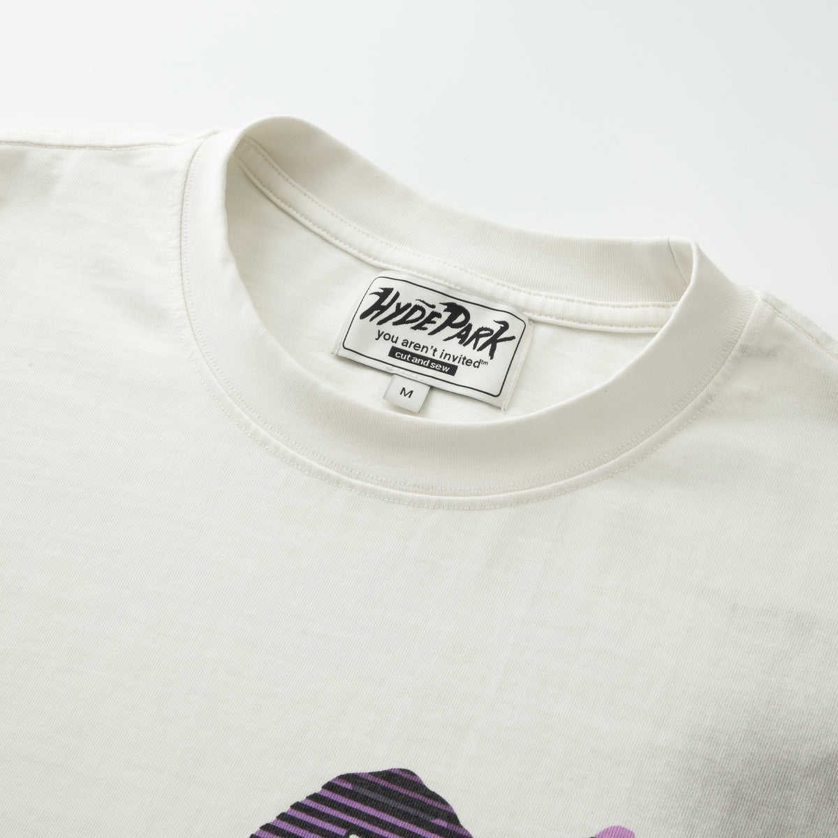 Yai-bolted camo heart -Cream purple camo