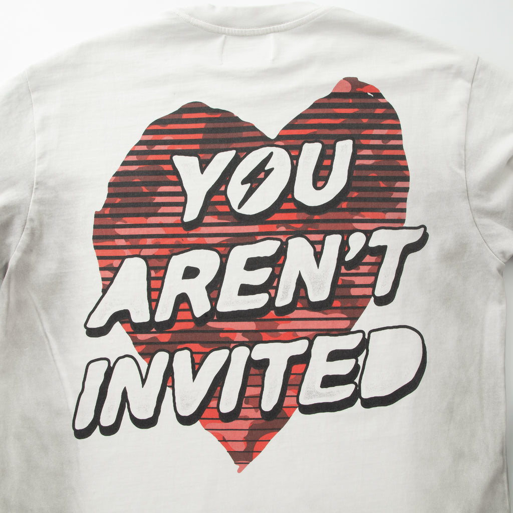 Yai-bolted camo heart -Cream red camo