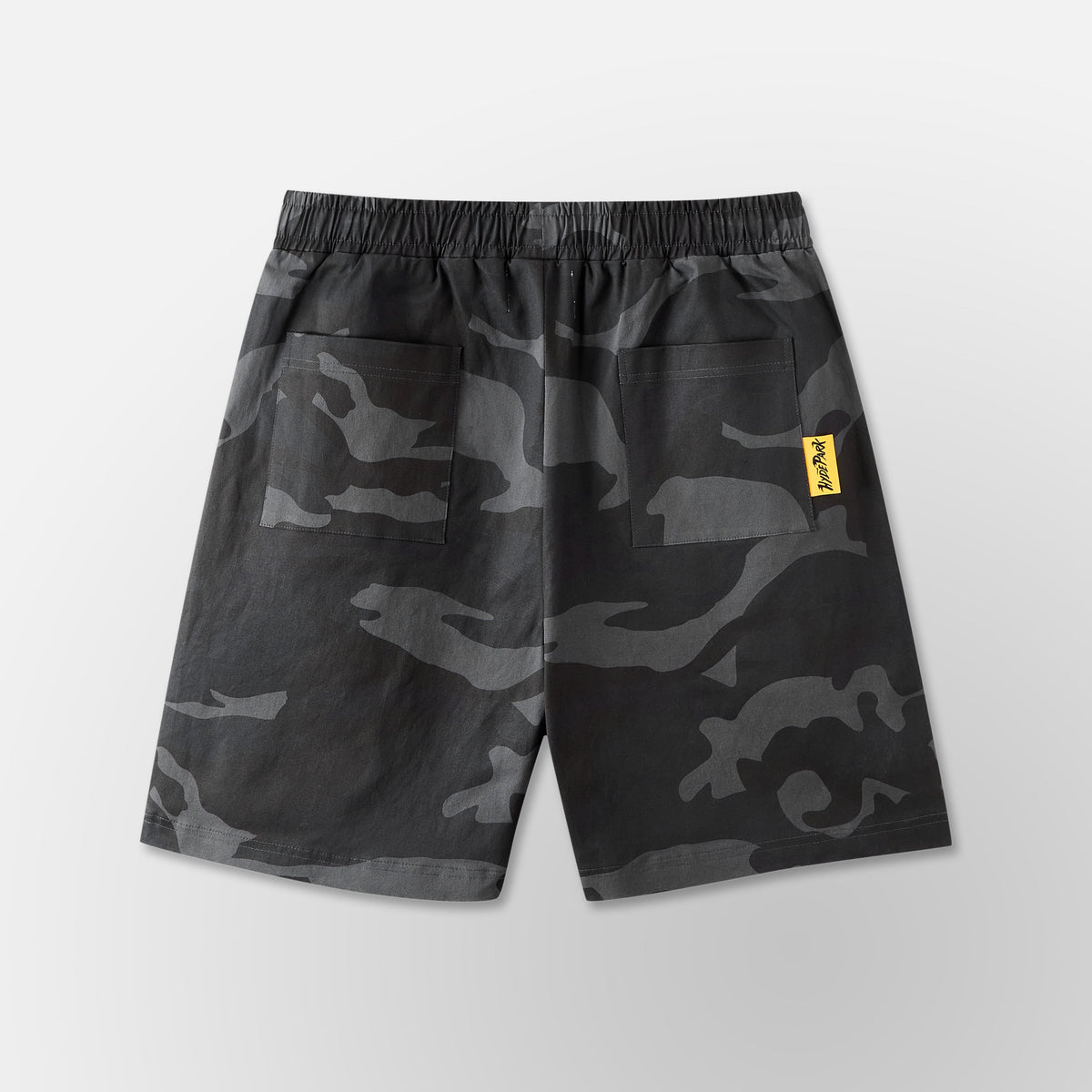 Relax Striped Shorts - Camo Black