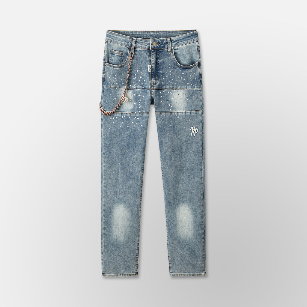 Studded Park Velocity Skinny leg - Blue