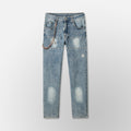 Studded Park Velocity Skinny leg - Blue