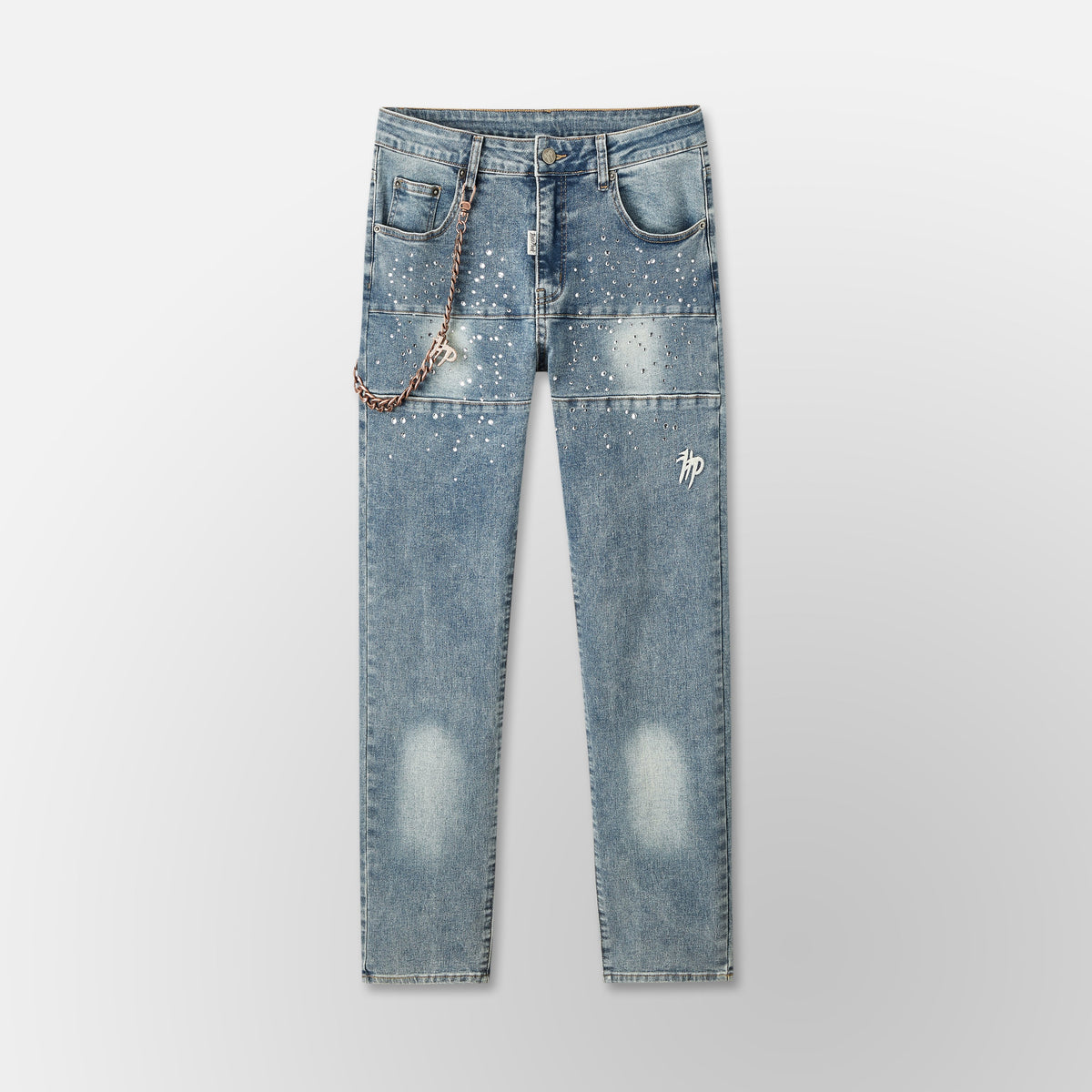 Studded Park Velocity Skinny leg - Blue