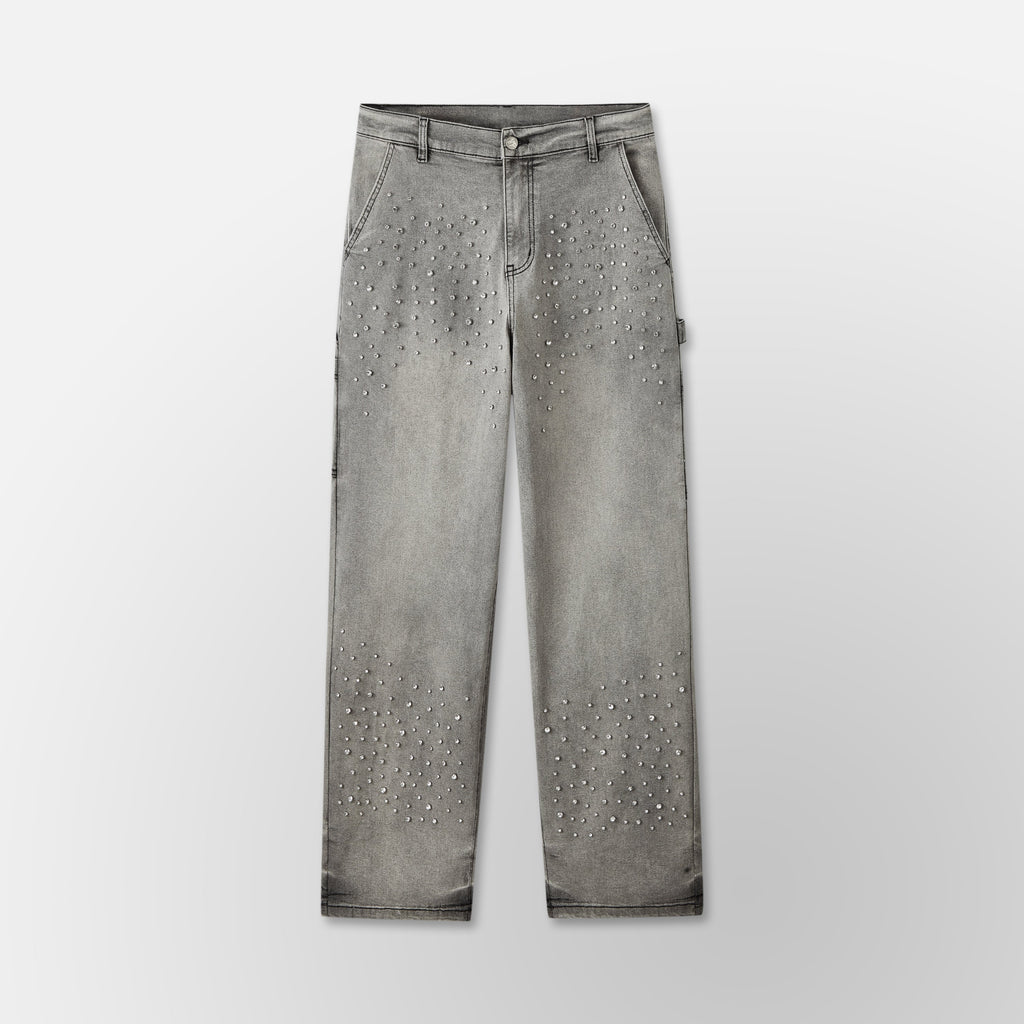Jewels Denim Work Pants - Black