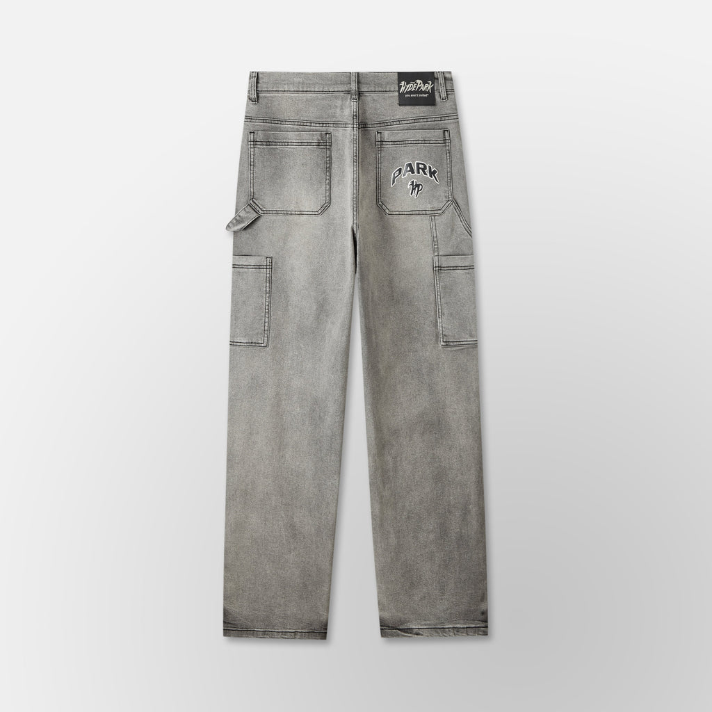 Jewels Denim Work Pants - Black