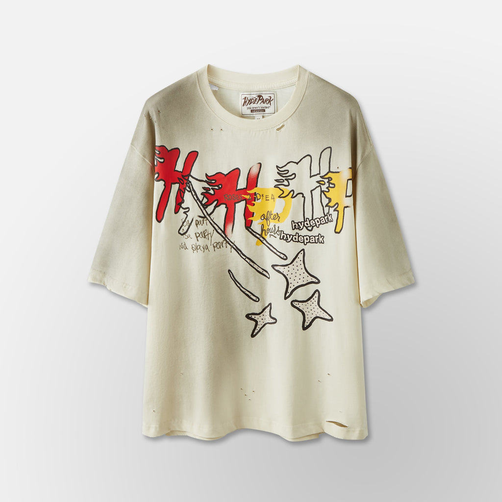 HP Star Tee - Cream