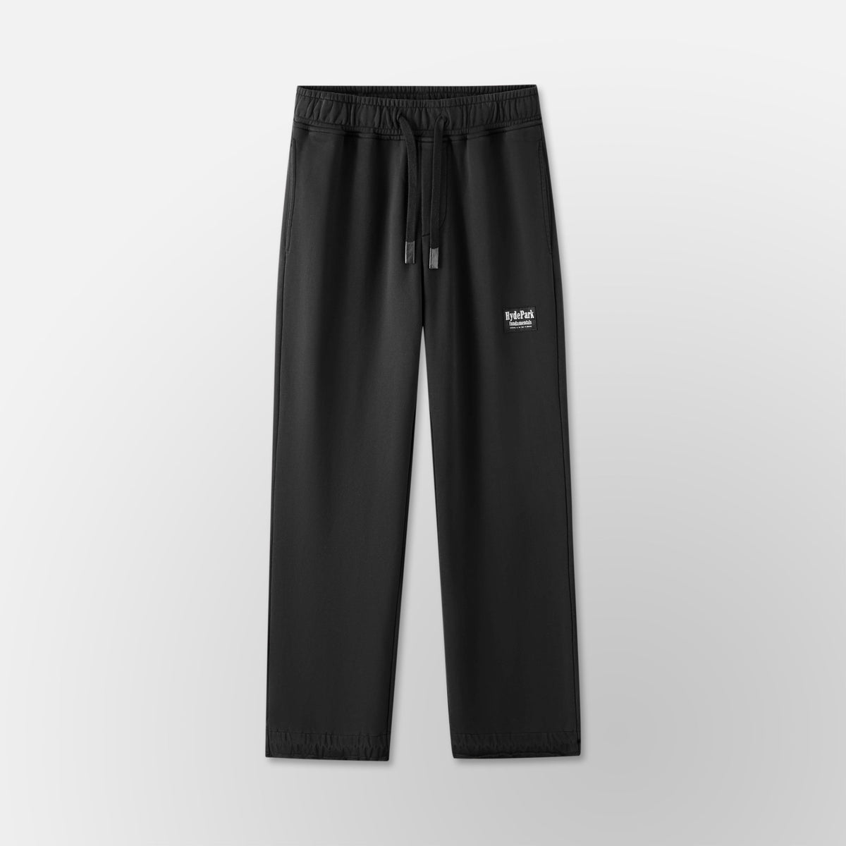 FNDMNTLS- Wide Jogger- Black