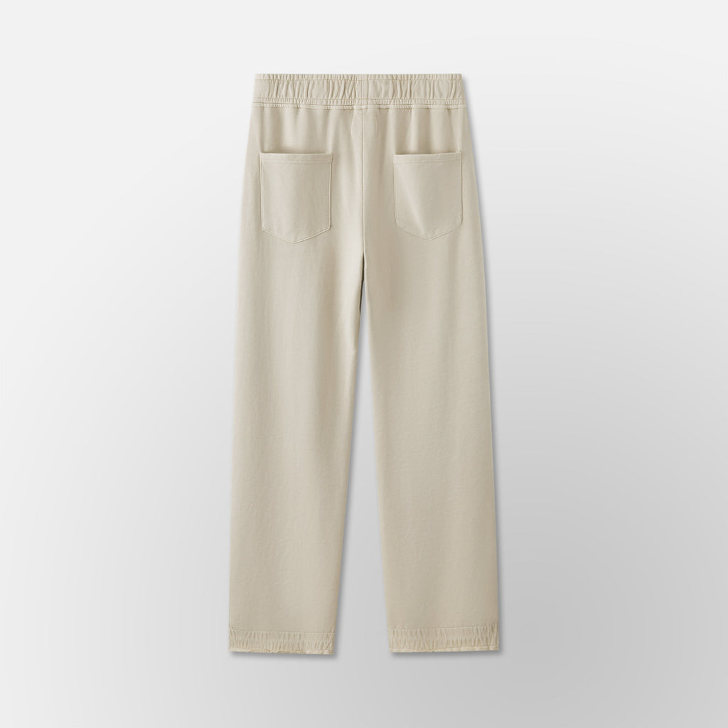 FNDMNTLS- Wide Jogger- Cream