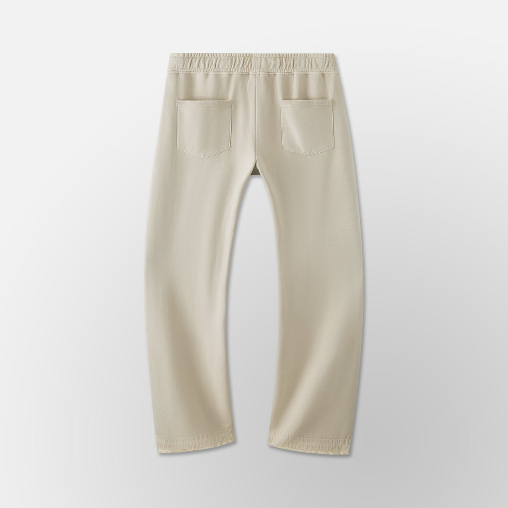 FNDMNTLS- Wide Jogger- Cream
