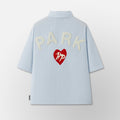 Casual Pin Stripe Shirt - Blue