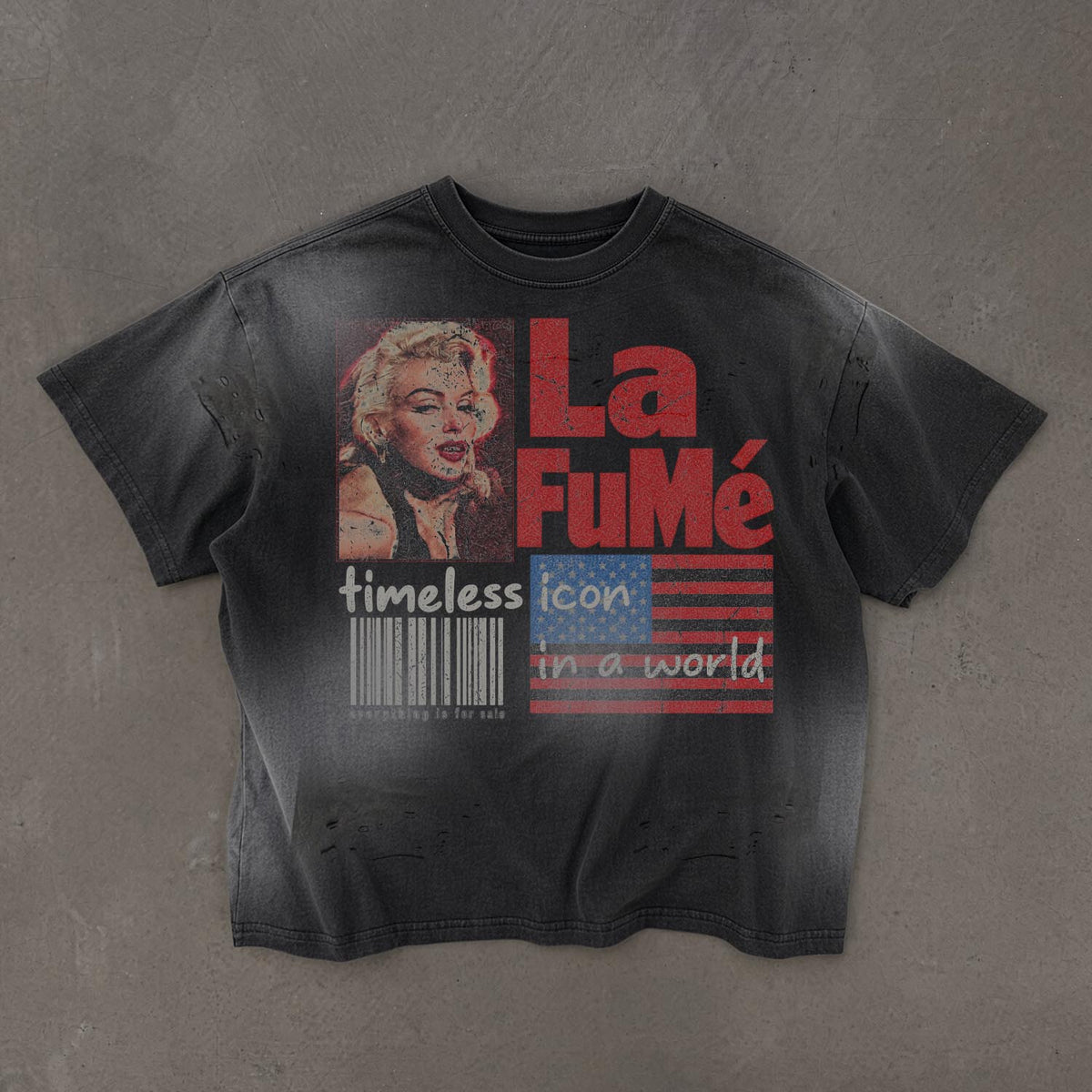Marirlyn Monroe Tee-Black