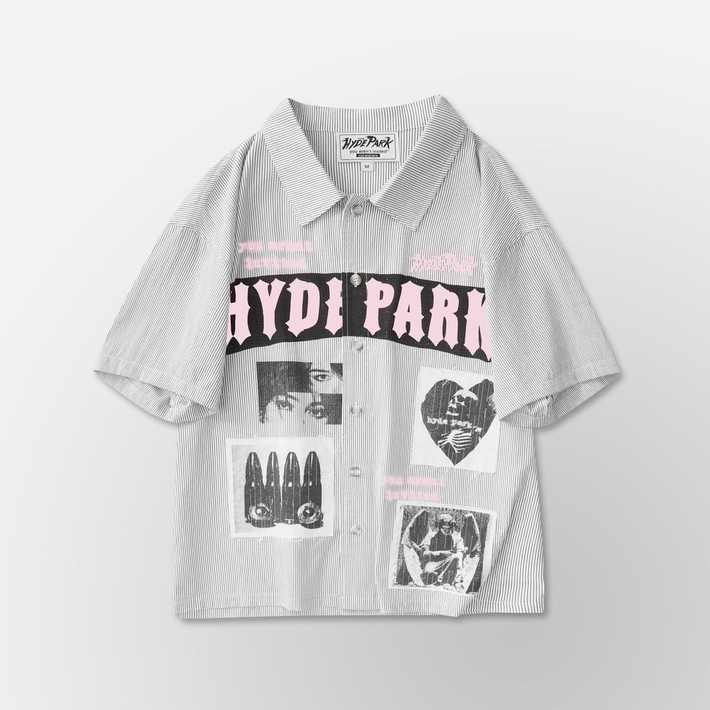 Grim Sympathy Short Sleeves Shirt - Cream