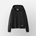FNDMNTLS- Over Size Hoodie Black