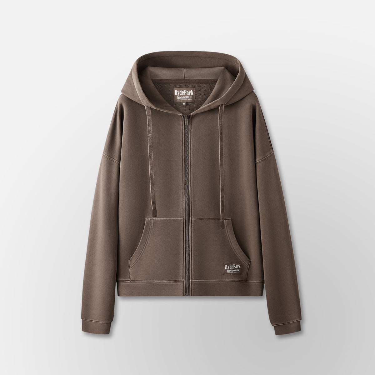 FNDMNTLS- Over Size Zip Hoodie- COCO