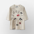 Pockets Everywear Tee - Cream