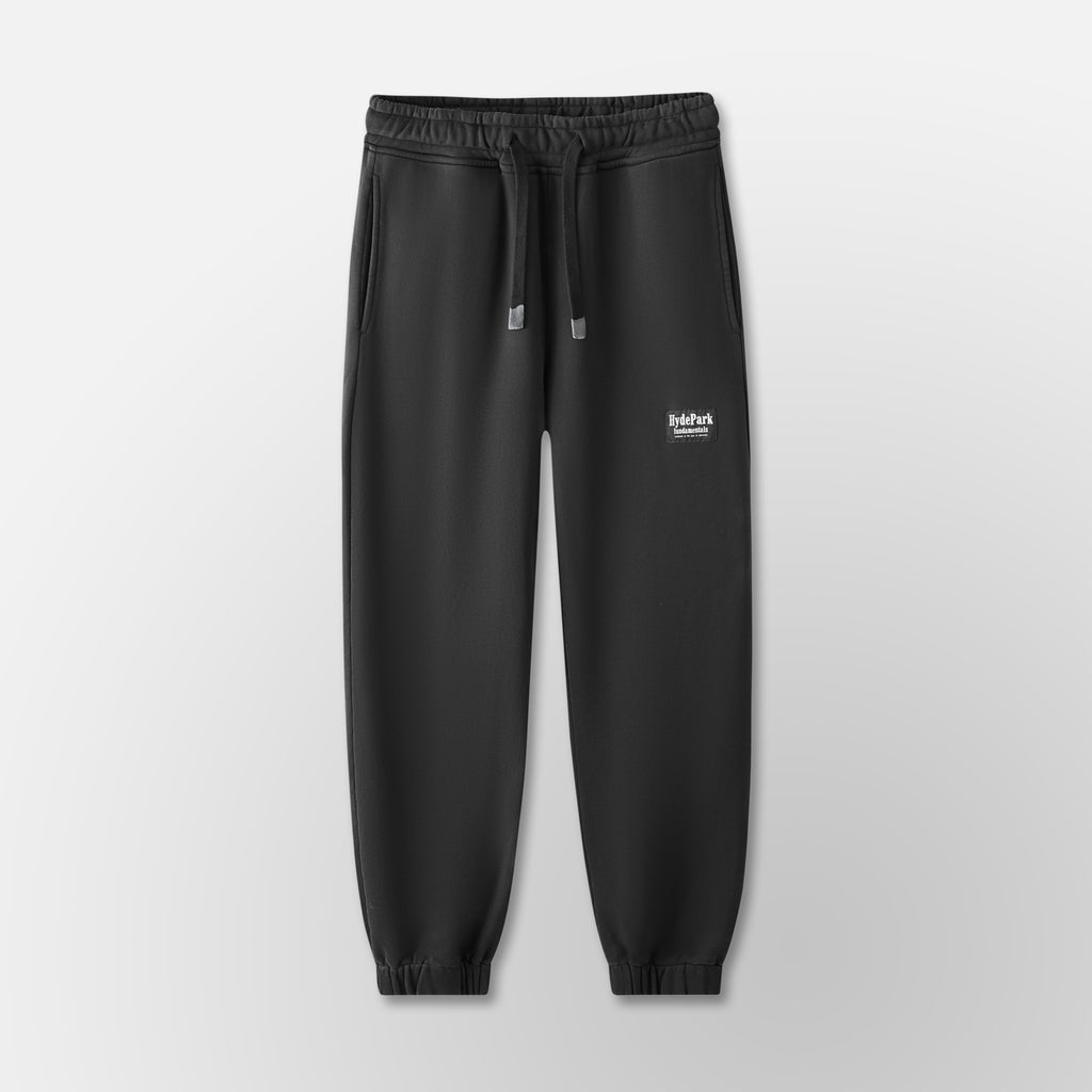 FNDMNTLS- Taper Jogger- Black