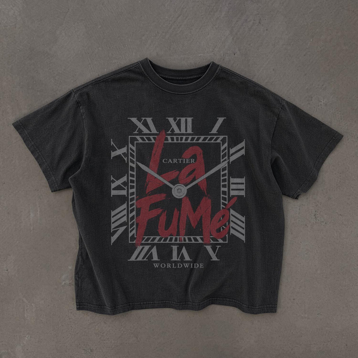 Time Tee -Black
