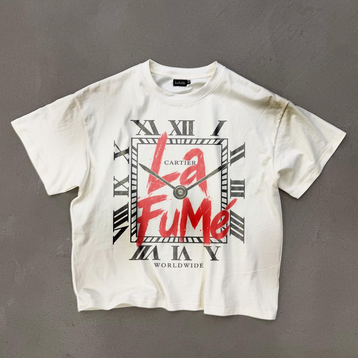 Time Tee - Cream