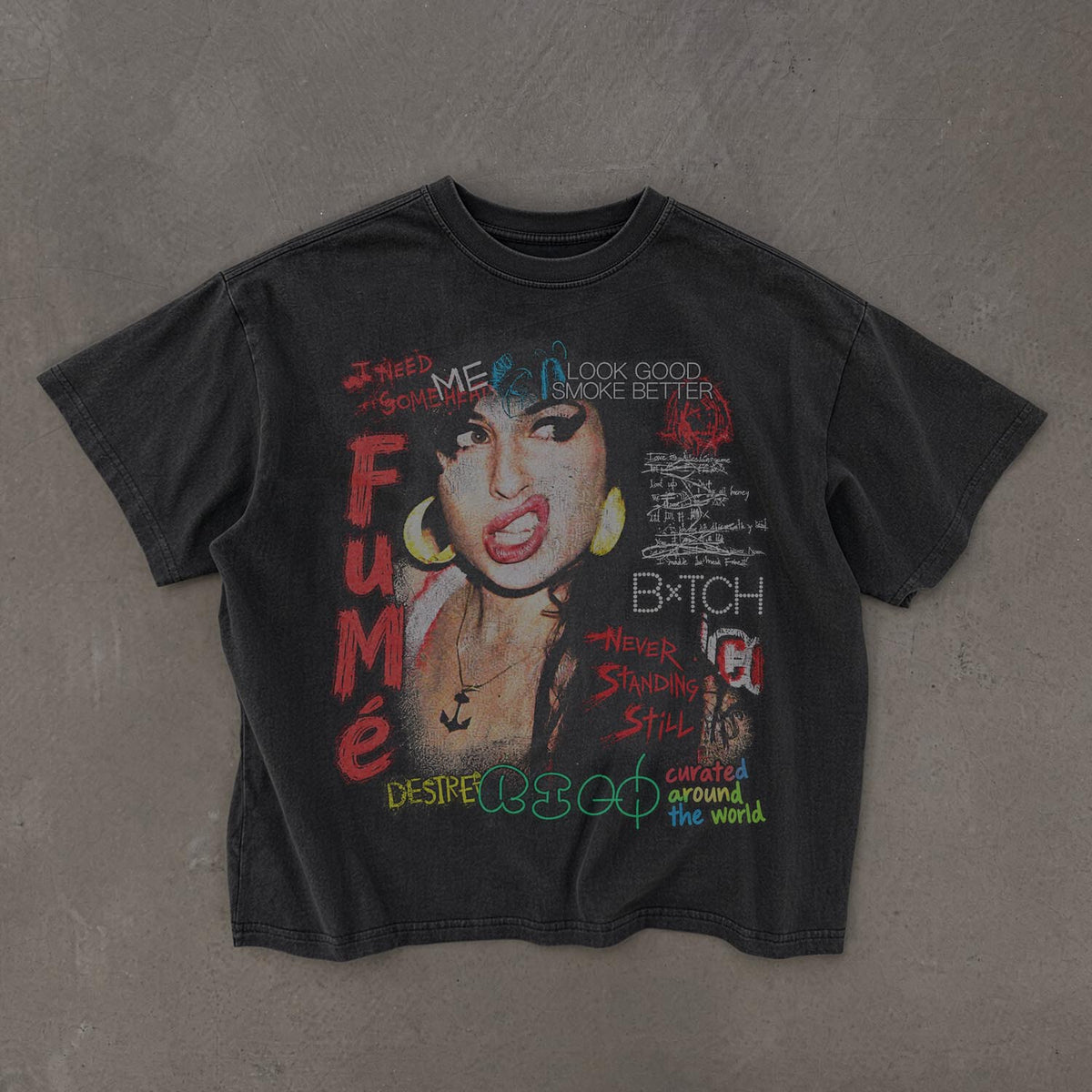 Wine House Tee -Black